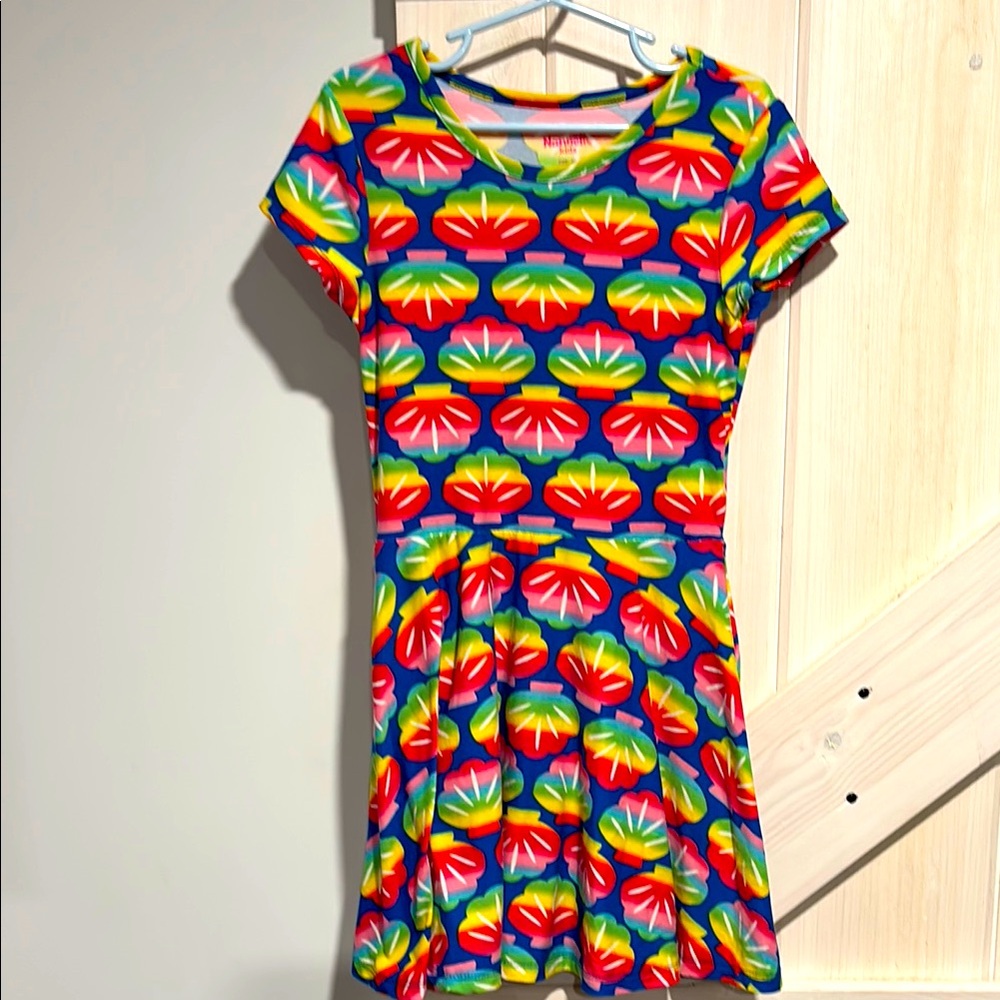Nannette Kids Colorful Pattern Dress